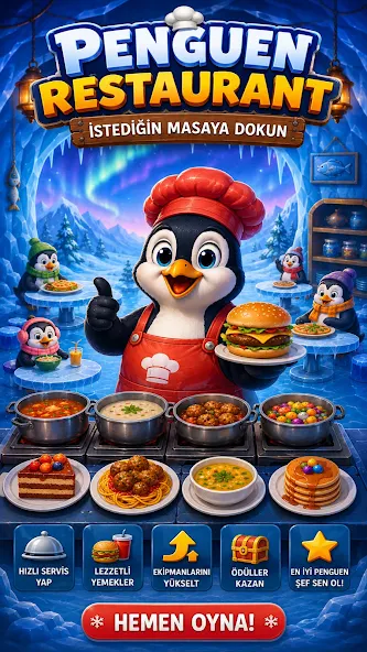 Brristo — Penguenlerle Restoran ve Zaman Yönetimi